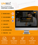 Unibell v1.7 - Multipurpose Onepage WordPress Theme
