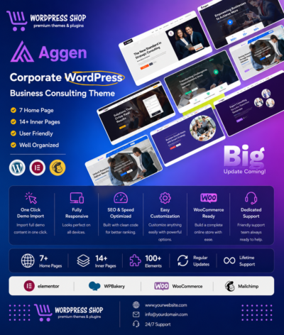 aggen Business Consulting WordPress Theme