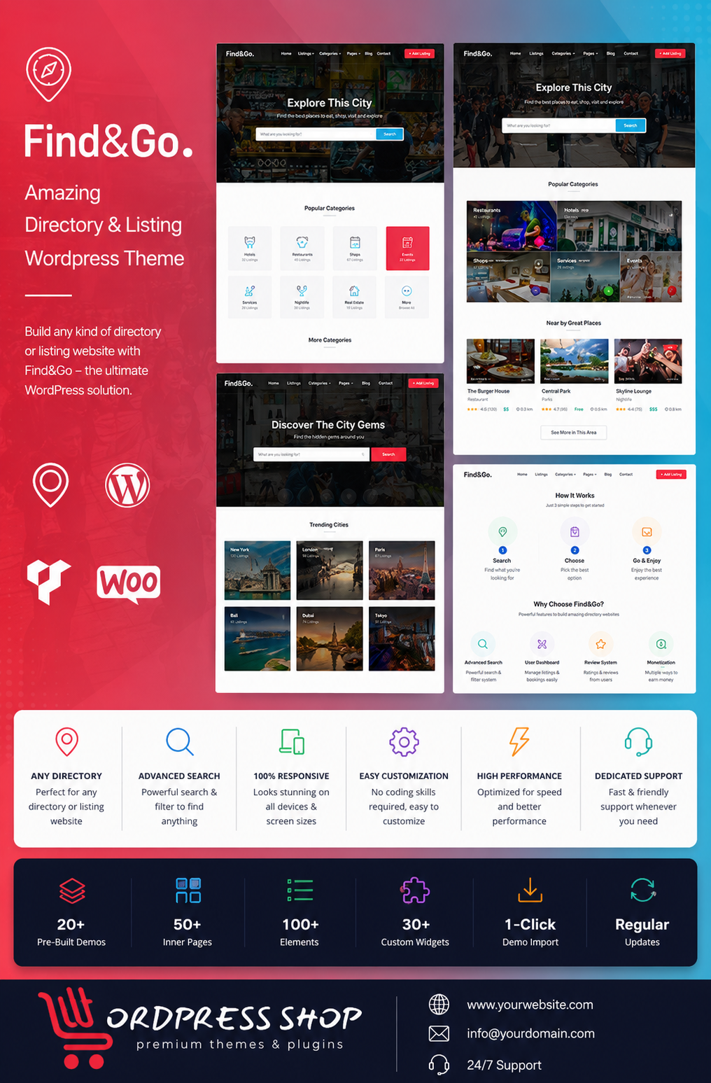 Findgo - Directory Listing WordPress Theme