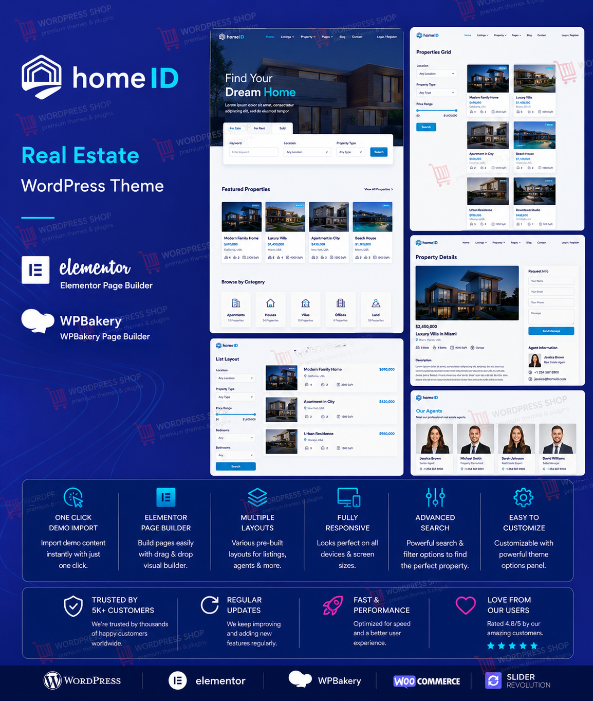 HomeID - Real Estate WordPress Theme