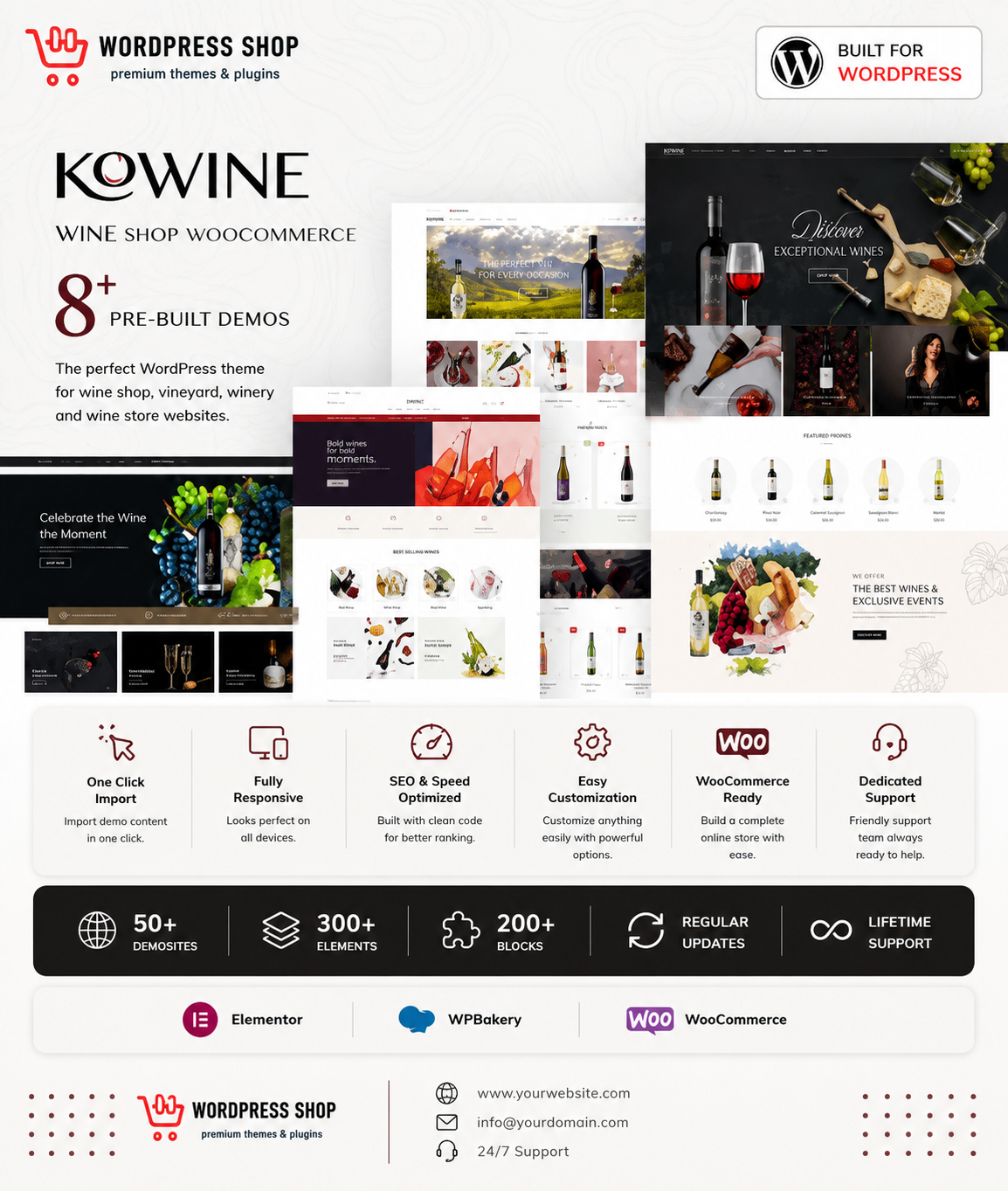Kowine – Wine Store WordPress Theme