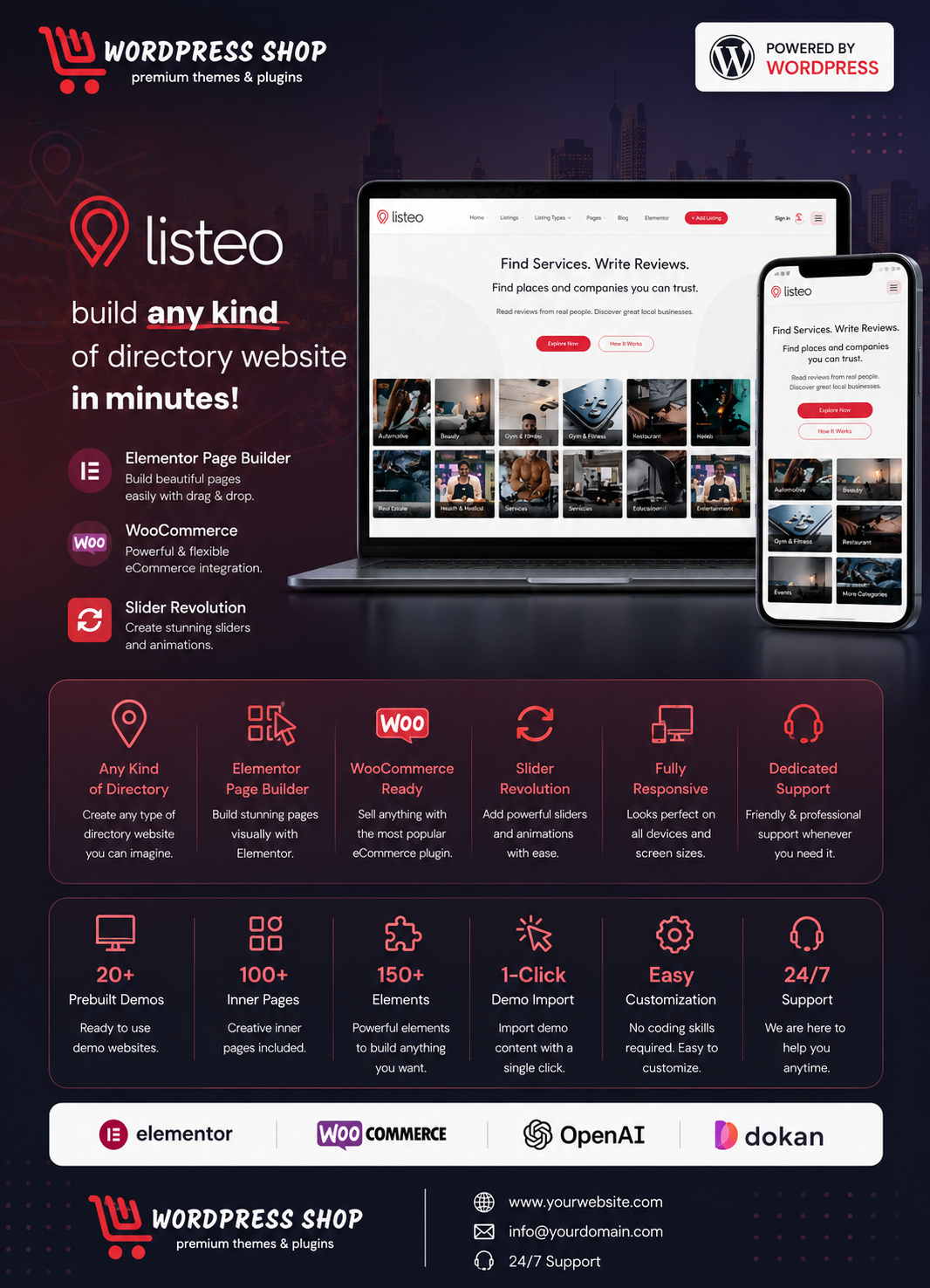 Listeo - Directory & Listings With Booking - WordPress Theme