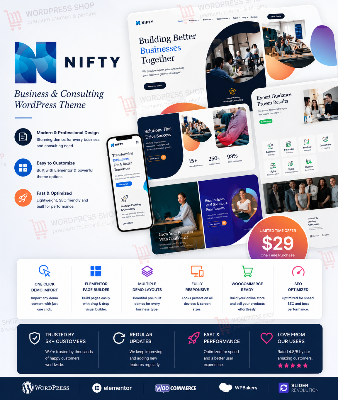 Nifty - Business Consulting WordPress Theme