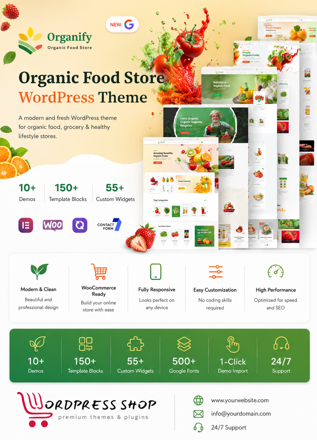 Organify - Organic Food Products WordPress Theme