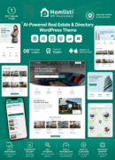 Homlisti – Real Estate WordPress Theme + RTL