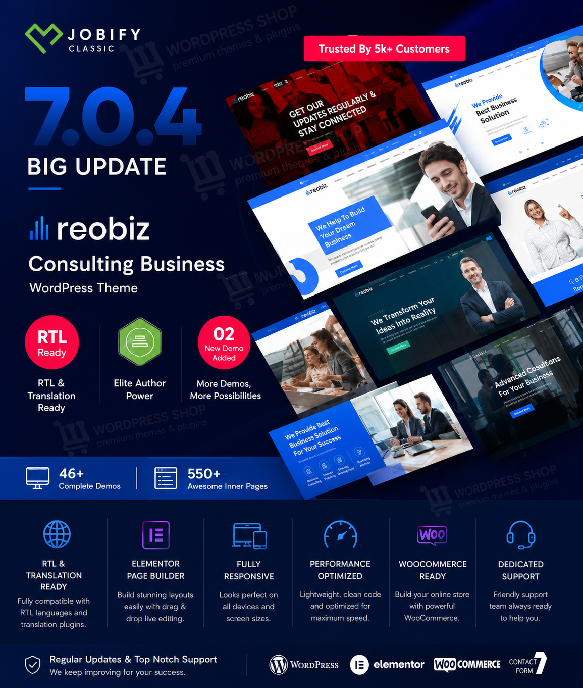 Reobiz - Consulting Business WordPress Theme